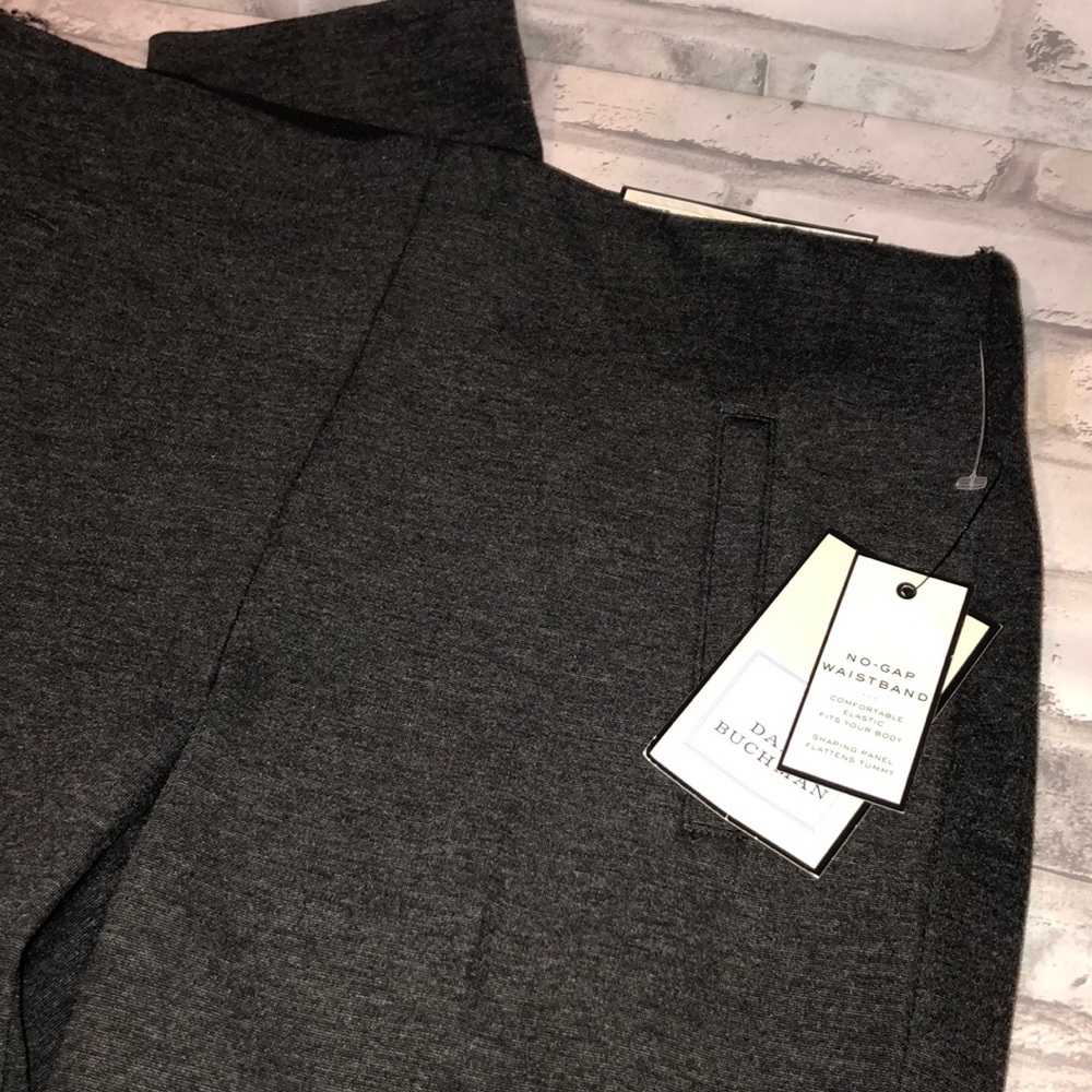 Dana Bachman small gray leggings mid rise ankle length crop NWT office wear